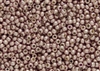 8/0 Toho Japanese Seed Beads - PermaFinish Subtle Pink Metallic #PF552