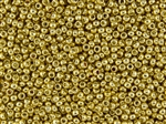 8/0 Toho Japanese Seed Beads - PermaFinish Gold Metallic #PF557