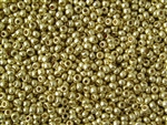 8/0 Toho Japanese Seed Beads - PermaFinish Yellow Gold Metallic #PF559