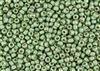 8/0 Toho Japanese Seed Beads - PermaFinish Lime Green Metallic Matte #PF560F