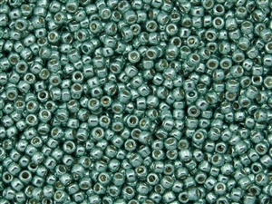 8/0 Toho Japanese Seed Beads - PermaFinish Teal Aqua Metallic #PF561