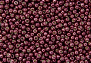 8/0 Toho Japanese Seed Beads - PermaFinish Cabernet Red Metallic #PF564