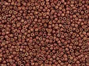8/0 Toho Japanese Seed Beads - PermaFinish Cabernet Red Metallic Matte #PF564F