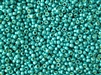 8/0 Toho Japanese Seed Beads - PermaFinish Turquoise Metallic Matte #PF569F