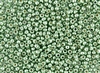 8/0 Toho Japanese Seed Beads - PermaFinish Light Green Lime Metallic #PF570