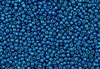 8/0 Toho Japanese Seed Beads - PermaFinish Capri Blue Metallic #PF585