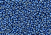 8/0 Toho Japanese Seed Beads - PermaFinish Capri Blue Metallic Matte #PF585F