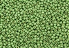 8/0 Toho Japanese Seed Beads - PermaFinish Spring Green Metallic Matte #PF587F