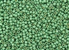 8/0 Toho Japanese Seed Beads - PermaFinish Spearmint Metallic Matte #PF588F