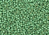 8/0 Toho Japanese Seed Beads - PermaFinish Spearmint Metallic Matte #PF588F