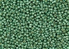 8/0 Toho Japanese Seed Beads - PermaFinish Jade Green Metallic #PF589