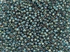 8/0 Toho Japanese Seed Beads - Hybrid Transparent Teal Picasso #Y322