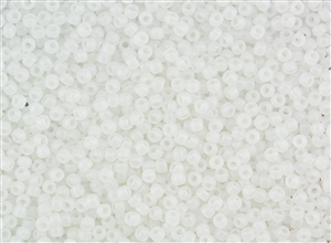 8/0 Toho Japanese Seed Beads - Hybrid Sueded Crystal #Y610