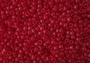 11/0 Toho Japanese Seed Beads - Dark Ruby Transparent #5C