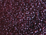 11/0 Toho Japanese Seed Beads - Dark Amethyst Transparent Matte #6CF