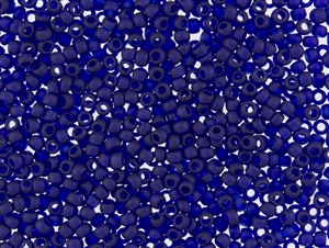 11/0 Toho Japanese Seed Beads - Dark Cobalt Blue Transparent Matte #8DF