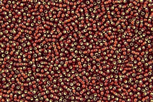 11/0 Toho Japanese Seed Beads - Garnet Silver Lined Matte #25DF