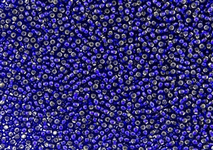 11/0 Toho Japanese Seed Beads - Dark Cobalt Silver Lined #28D