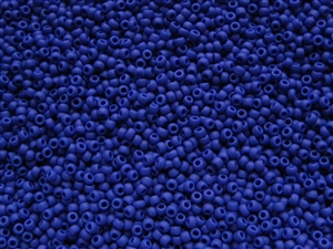 11/0 Toho Japanese Seed Beads - Royal Blue Opaque Matte #48F