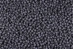 11/0 Toho Japanese Seed Beads - Dark Grey Opaque Matte #53DF