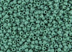 11/0 Toho Japanese Seed Beads - Dark Turquoise Opaque #55D