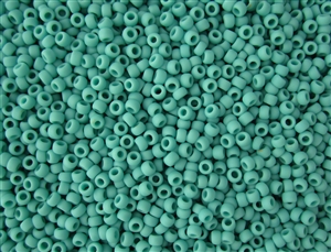11/0 Toho Japanese Seed Beads - Turquoise Matte Opaque #55F
