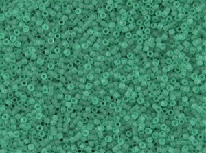11/0 Toho Japanese Seed Beads - Lt. Emerald Transparent Matte #72F