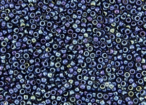 11/0 Toho Japanese Seed Beads - Blue Iris Metallic #88