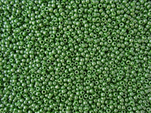 11/0 Toho Japanese Seed Beads - Mint Kelly Green Opaque Luster #130