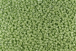 11/0 Toho Japanese Seed Beads - Light Green Opaque Luster #130L