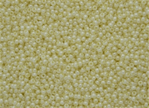 11/0 Toho Japanese Seed Beads - Creamy Baby Yellow Ceylon Pearl #142