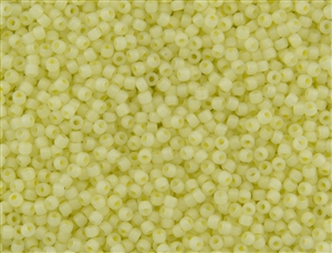 11/0 Toho Japanese Seed Beads - Yellow Ceylon Pearl Matte #142F