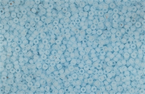 11/0 Toho Japanese Seed Beads - Aqua Blue Ceylon Pearl Matte #143F