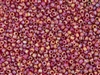 11/0 Toho Japanese Seed Beads - Dark Ruby Transparent Rainbow Matte #165CF
