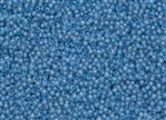 11/0 Toho Japanese Seed Beads - Aqua Lined Crystal Luster #183