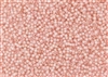 11/0 Toho Japanese Seed Beads - Frosted Soft Pink Lined Crystal #191F