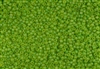 11/0 Toho Japanese Seed Beads - Lime Lined Jonquil Matte #306F
