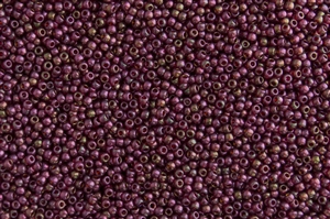 11/0 Toho Japanese Seed Beads - Raspberry Gold Luster #331