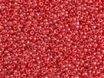 11/0 Toho Japanese Seed Beads - Cherry Red Lined Crystal #341