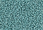 11/0 Toho Japanese Seed Beads - Opaque Turquoise Rainbow #413