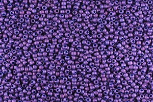 11/0 Toho Japanese Seed Beads - Deep Purple Metallic Matte #461F