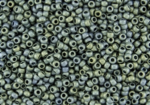 11/0 Toho Japanese Seed Beads - Grey Iris Metallic Matte #512F