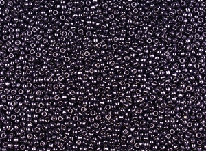11/0 Toho Japanese Seed Beads - Dark Amethyst Metallic #521