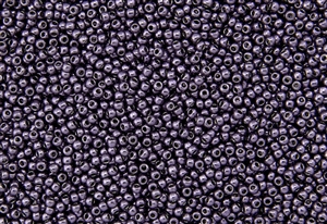 11/0 Toho Japanese Seed Beads - Dark Purple Metallic #607