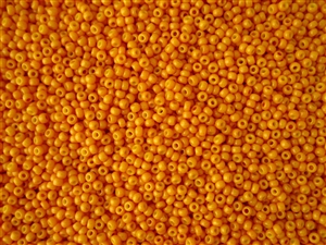 11/0 Toho Japanese Seed Beads - Yellow Orange Opaque Curry #825 **9.84 Grams LAST AVAILABLE**