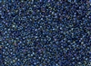 11/0 Toho Japanese Seed Beads - Dark Blue Lined Amber #929