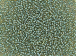 11/0 Toho Japanese Seed Beads - Sea Foam Lined Topaz #952