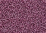 11/0 Toho Japanese Seed Beads - Pink Lined Crystal Transparent #959