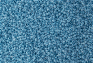 11/0 Toho Japanese Seed Beads - Sky Blue Lined Crystal #976