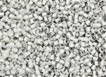 11/0 Toho Japanese Seed Beads - White Lined Crystal Transparent #981